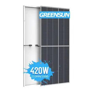 高品质绿太阳流线单声道模块300 380 390 400 410瓦光伏电池太阳能电池板