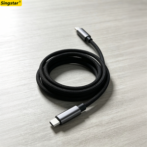 Câble de charge rapide USB C en alliage de zinc HQ 1M, charge rapide intelligente, <span class=keywords><strong>cordon</strong></span> de données 6A Type-C 3.0 3.1 pour <span class=keywords><strong>iPhone</strong></span> Android - Product Image 6