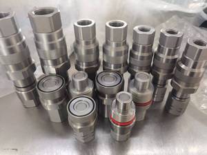 Type à haute pression de <span class=keywords><strong>VEP</strong></span> verrouillé par fil plat de visage accouplements rapides hydrauliques avec la fonction stable - Product Image 6
