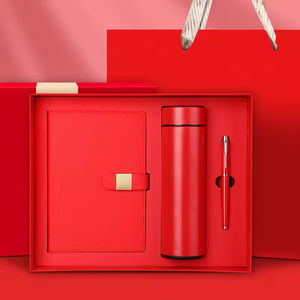 منتجات جديدة 2026: مجموعات هدايا بحد أدنى منخفض للطلب تشمل دفتر ملاحظات وقلم وكوب فراغي، مجموعة هدايا ترويجية فاخرة للشركات مع شعار مخصص - Product Image 4