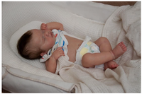 Poupée Reborn Loulou de 19 pouces, poupée réaliste en silicone, nouveau-né simulé, garçon ou fille au choix, jouet de collection pour enfants, cadeau
