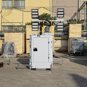 Torre de Iluminación Portátil con Generador Diésel Perkins de 200L, 9m, 6KW, 4x500W LED para Obras Viales - Product Image 2