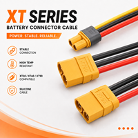 Câble en silicone AMASS XT30 XT60 XT90, assemblage de connecteurs de batterie LiPo, faisceau de câbles de chargeur d'alimentation 20AWG 600V RC