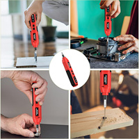 Tournevis sans fil 3,6 V avec fonction électrique et manuelle, kit d'outils de réparation rechargeable, jeu de tournevis pour la réparation de téléphones portables