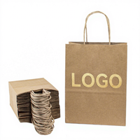 Sacs en papier kraft brun personnalisés de qualité supérieure, vente en gros directe d'usine, emballage cadeau et shopping avec impression de logo