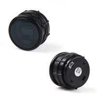 Jauge de rapport air-carburant spécifique à la course automobile de 52 mm avec échelle LED et écran LCD numérique, comprend des jauges de température d'huile et de température d'eau