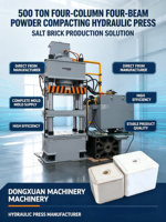 Presse hydraulique de 500 tonnes pour la production de briques de sel par moulage de poudre