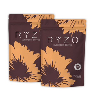 Café instantané aux extraits de champignons à base de plantes OEM/ODM, faible acidité, en poudre, emballé sous vide, 180g, qualité alimentaire, antioxydant, certifié Halal - Product Image 2