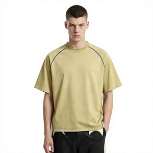 เสื้อยืดทรงโอเวอร์ไซส์สำหรับผู้ชาย ผ้าฝ้ายพรีเมียม ทรงหลวม คอกลม แขนสั้น แฟชั่นสตรีทแวร์ เสื้อยืดลำลองสำหรับทุกวัน - Product Image 1