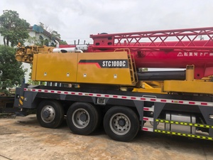 Grúa sobre Camión SANY100Ton STC1000 2022 Usada, Sistema Hidráulico, Bomba, Motor PLC, Caja de Cambios, Bajo Número de Horas, Probada y Certificada en EAU, China - Product Image 5