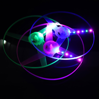 Jouet électronique libellule LED volante lumineuse en plastique avec batterie lithium-ion, cadeau clignotant pour les 14 ans et plus