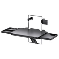 Table multifonctionnelle pour volant de voiture en ABS, support pour ordinateur portable sur dossier de siège de voiture, bureau d'ordinateur embarqué, accessoires automobiles