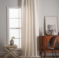 Rideaux en lin blanc, rideaux à plis froncés, rideaux en lin transparent, rideaux en lin pur, rideaux en lin naturel pour chambre à coucher, salon