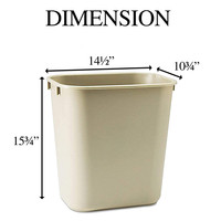 Poubelle en fibre de verre, pot Commercial résistant au feu, de 7 gallons et 28 pieds, pour la cuisine