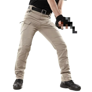 Classic Outdoor Hiking Pants Men's Tactical Pants Men's <b>Cargo</b> Pants <b>Stretch</b> Trousers - Product Image 1