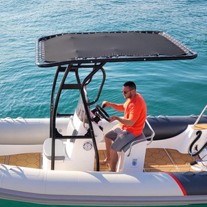 เรือตกปลา Raider RD510 T-Top ปรับความกว้างได้ สำหรับเรือคอนโซลกลาง โครงสร้างแข็งแรง พับเก็บได้ ทำจากอลูมิเนียม ท่อขนาด 50 มม. พร้อมหอคอยตกปลา - Product Image 3