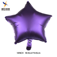 Ballons gonflables en forme d'étoile en aluminium Décoration de gâteau de fleur de fête d'anniversaire de bébé de mariage