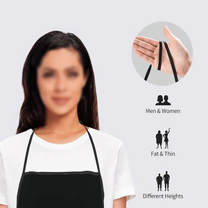 Bajo MOQ lienzo tela de lino <span class=keywords><strong>personalizado</strong></span> <span class=keywords><strong>delantal</strong></span> Agregar nombre <span class=keywords><strong>foto</strong></span> texto Logo ajustable cocina Chef cocina para hombres mujeres - Product Image 6