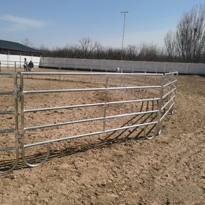 Sığır çit panelleri koyun Yard çit panelleri hayvancılık mera yuvarlak kalem çiftlikleri için kapısı ile çelik Corral paneller - Product Image 3