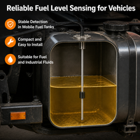 Capteur de niveau de carburant pour réservoir d'eau 240-33 Ohms 100-1000mm en acier inoxydable pour camion-citerne mobile