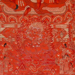 Réplique de Thangka bouddhiste de collection muséale sur toile, impression numérique haute résolution, écologique et résistante aux UV - Product Image 4