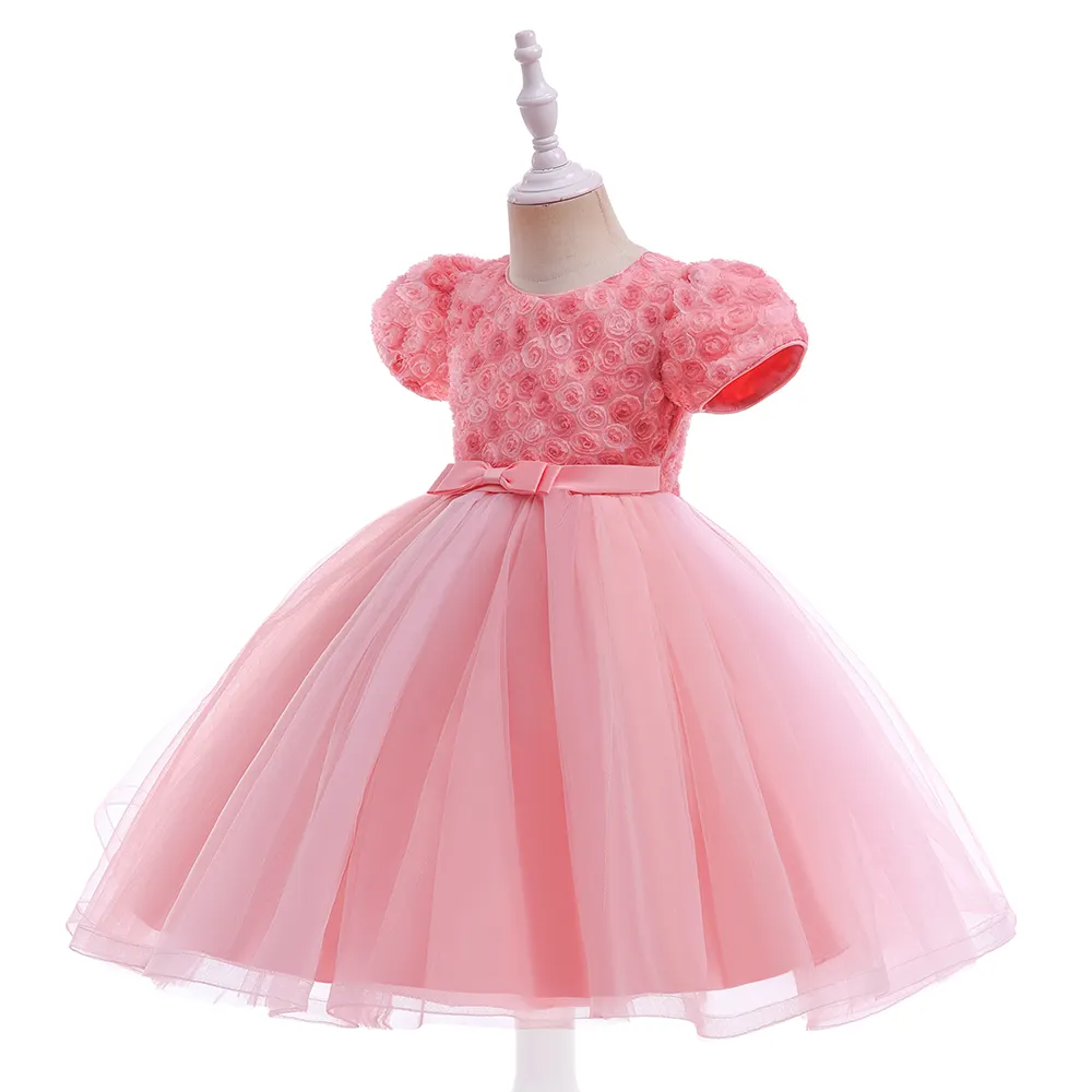 2023 Latest Children Dress Designs Flower Girl Dress Party Girls Evening Dresses