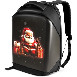 LED <b>Backpack</b> 20-37L Waterproof Laptop Bag with Programmable Screen for Camping and Travel - Product Image 1