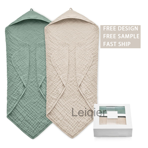 Set di Asciugamani in Mussola 100% Cotone con Logo Personalizzato, Morbida Coperta per Neonati e Set di Rotoli di Carta Igienica a 3 Strati per Uso Domestico - Product Image 1