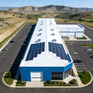 Atelier <span class=keywords><strong>de</strong></span> réparation automobile en structure métallique |   Acier galvanisé à chaud haute résistance |   Positions <span class=keywords><strong>de</strong></span> levage |   Ventilation d'évacuation des gaz |   ISO - Product Image 1