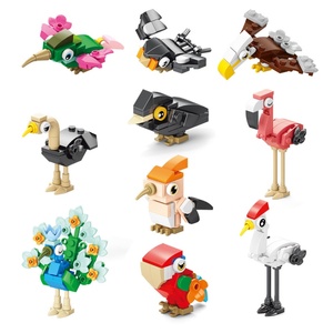 Juego de Bloques de Construcción de Animales 10 en 1, Juguete de Construcción DIY, Modelo Educativo de Plástico PVC Ecológico para el Desarrollo de la Capacidad Cognitiva - Product Image 4