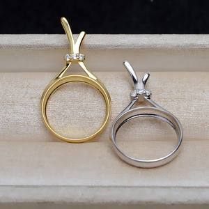 Mabei - Soporte para Colgante de Plata de Ley S925, 18 mm, para Perlas, Accesorio para Manualidades, con Decoración Vacía, Fornituras y Componentes para Joyería - Modelo 4887 - Product Image 1