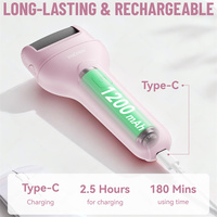 Ponceuse électrique rechargeable 1200 mAh 3,7 V pour pieds, éliminateur de callosités, usage domestique et automobile, modèle 1