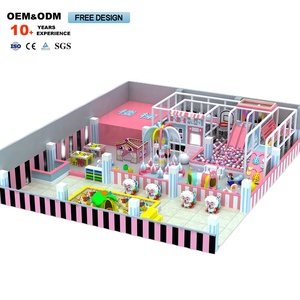 Parque Infantil Interior para Niños Pequeños, Centro de Juegos Seguro con Tobogán de Bolas Oceánicas, Equipo Conveniente para Parque Temático en Venta - Product Image 5