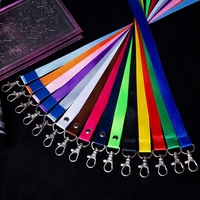 Lanière en polyester de 15 mm avec logo personnalisé, porte-badge, sangle porte-clés, cordon pour carte d'identité événementielle