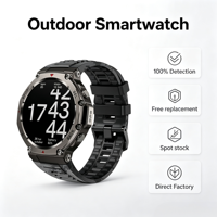 Reloj Inteligente GPS para Exteriores DM58 2026 con Brújula, Pantalla AMOLED de 1.43 Pulgadas, Batería de 500 mAh, Llamadas por Bluetooth, Monitor de Actividad Física, Logotipo Personalizable Disponible