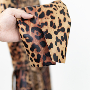 <span class=keywords><strong>Trench</strong></span> in <span class=keywords><strong>pelle</strong></span> leopardato con cintura classica da donna NAFA personalizzato - Product Image 6