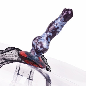 NNSX Huge Knot Dog <b>Dildo</b> Silicone Penis Big Dick Phallus Adult Sex Shop Toy for Women Female Masturbator Suction Cup Anal Toys - Product Image 3