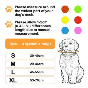 <span class=keywords><strong>Collier</strong></span> pour chien en nylon réglable avec lumière LED à 4 modes, idéal pour les promenades nocturnes en toute sécurité - Vente flash - Product Image 2