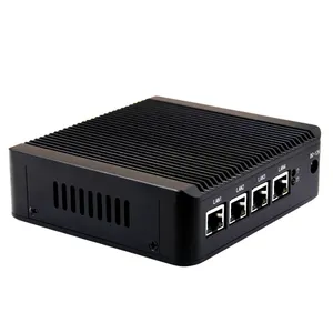 Piesia new Intel mini industrial embedded pc N5000 N5005 8GB DDR4 with 4*intel i226 network TPM2.0 fanless design mini pc