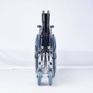 Manual Wheelchair <b>Reclining</b> High Back Foldable Leg Lift Outdoor Use With Wide Front Wheels For Disabled Persons - Product Image 4