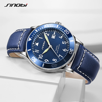 SINOBI nouvelle montre plaqué or Rose hommes affaires montres à Quartz de luxe hommes montres-bracelets personnalisation conception