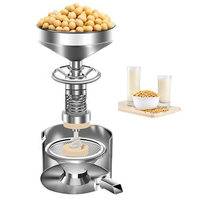 Nieuwe kleine sojamelkverwerkingsmachine, cashewnoten- en sesamtahinmolen, elektrische sesam-, pinda- en notenbotermachine