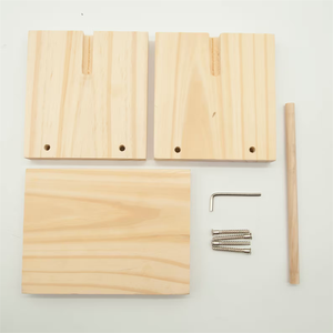 Organisateur de support de cordon en bois de pin rectangulaire écologique avec distributeur de fil pour <span class=keywords><strong>bobine</strong></span> de <span class=keywords><strong>macramé</strong></span> DIY Craft Supply - Product Image 5