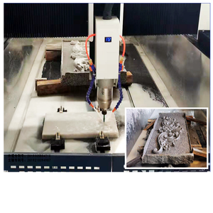 Entraînement hélicoïdal de Machine de CNC de gravure de pierre de précision 1325 avec la capacité de longueur de la voie carrée 25 de 3300mm pour le travail de granit - Product Image 4