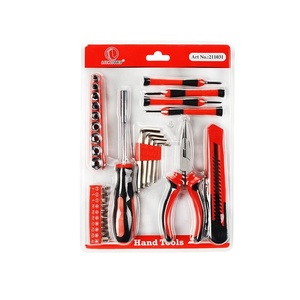 Kit d'outils manuels, avec embouts tournevis, douille, clé hexagonale, emballage en Blister, Kit de 31 pièces, meilleure vente - Product Image 2