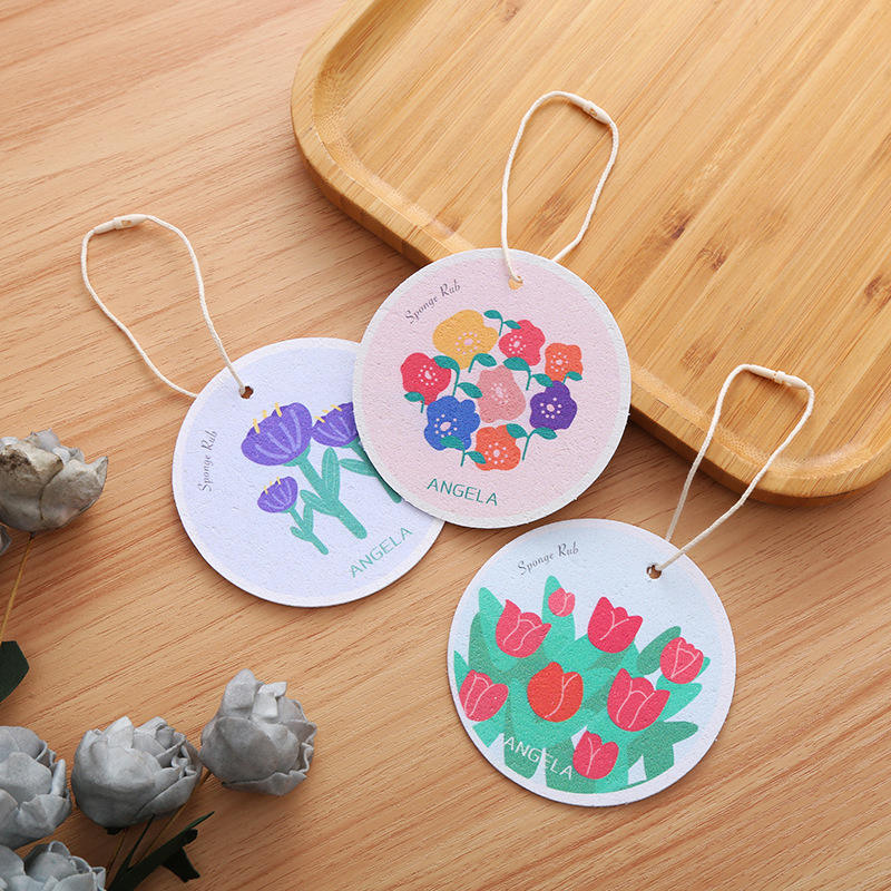 Round flower style ( with lanyard) with even pattern