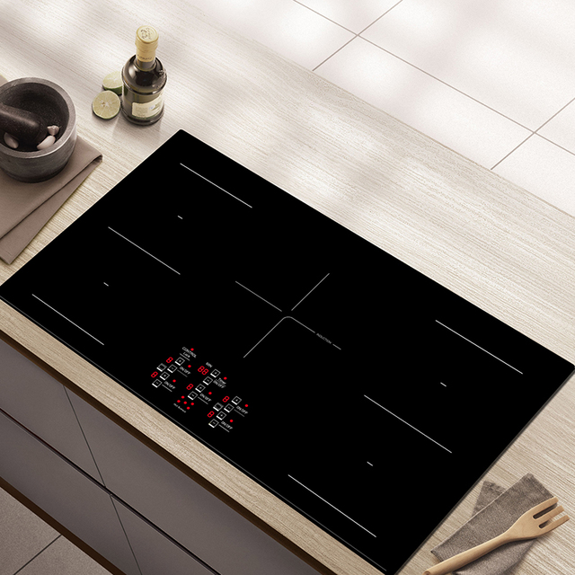 Household Induction Hob Adjustable Power 5 Burner Built in Induction Cooker