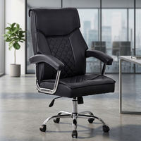 Chaise de bureau pivotante en cuir K Modern Commercial pour directeur, gestionnaire, employé, design moderne, pour le travail sur ordinateur
