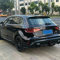 Kit carrosserie complet style RS3 2024 pour Audi A3 8V 2013-2019, nouveau montage, diffuseur, embouts d'échappement, phares, feux arrière