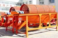Mesin Trommel Rotary Drum Screen untuk Pemisahan Emas dan Berlian dengan Saringan Drum di Tambang, Laris di Afrika